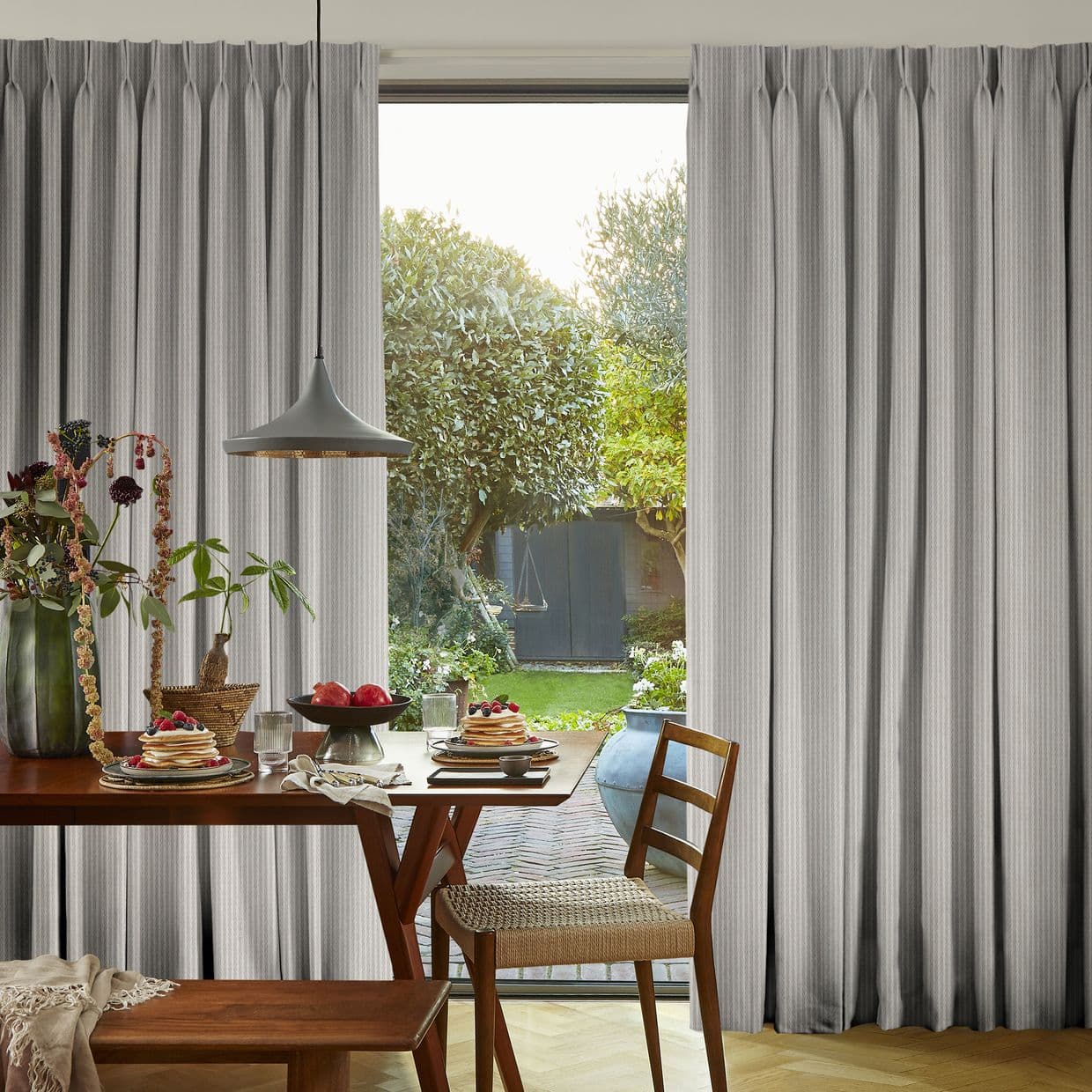 Shelby Charcoal Curtain