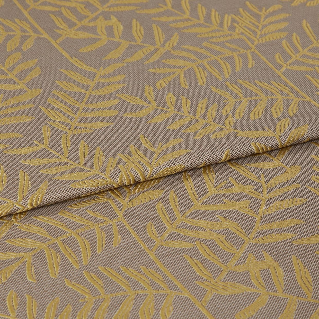 Fronds Harvest Roman blind
