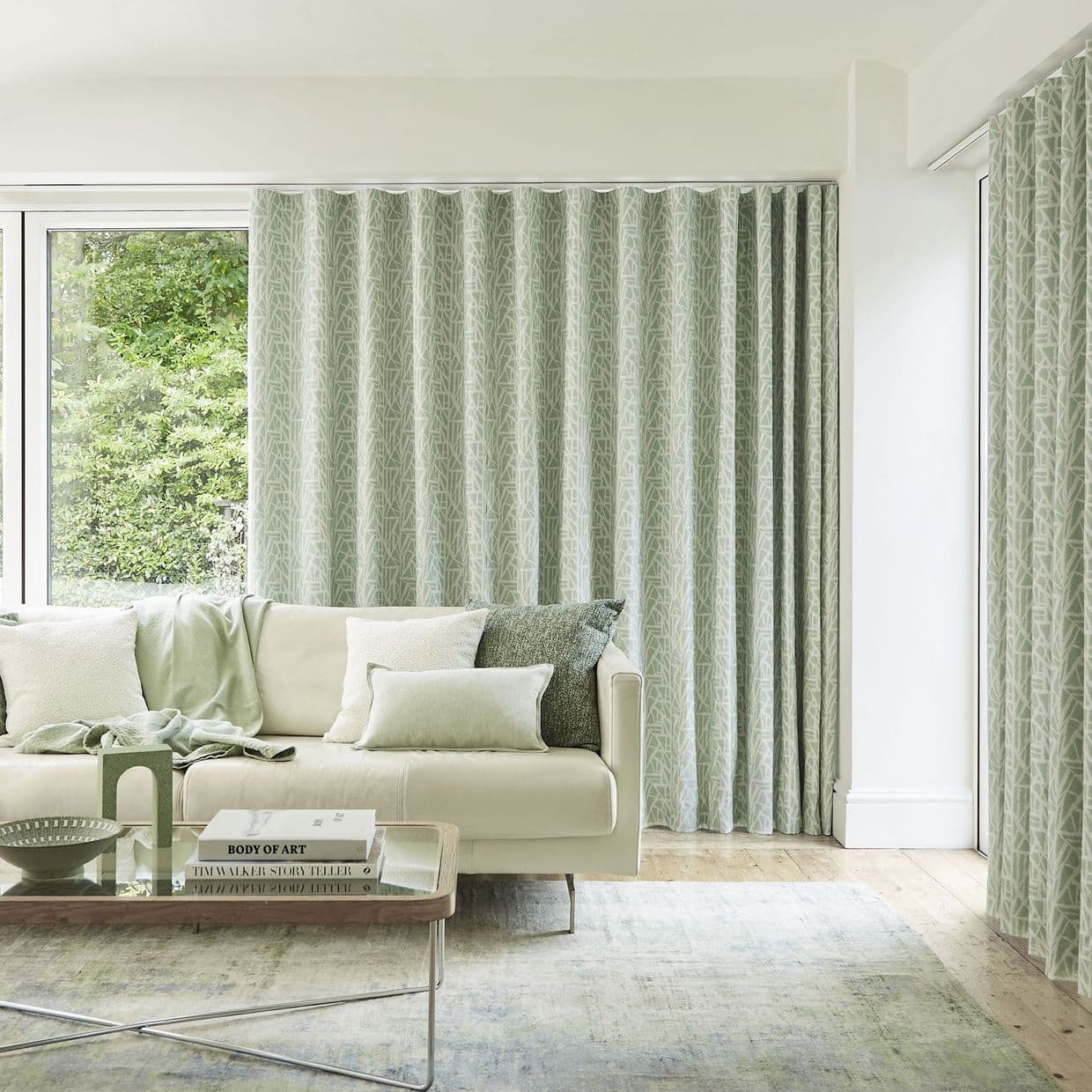 Alder Celadon Curtain