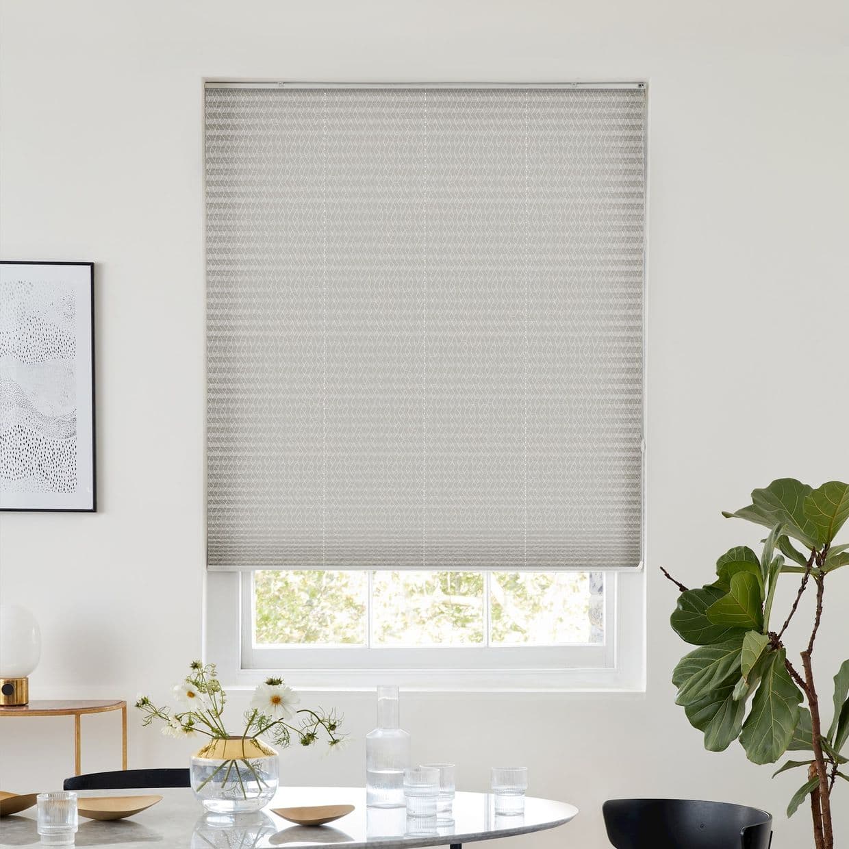 Gatsby Silver Pleated Blind