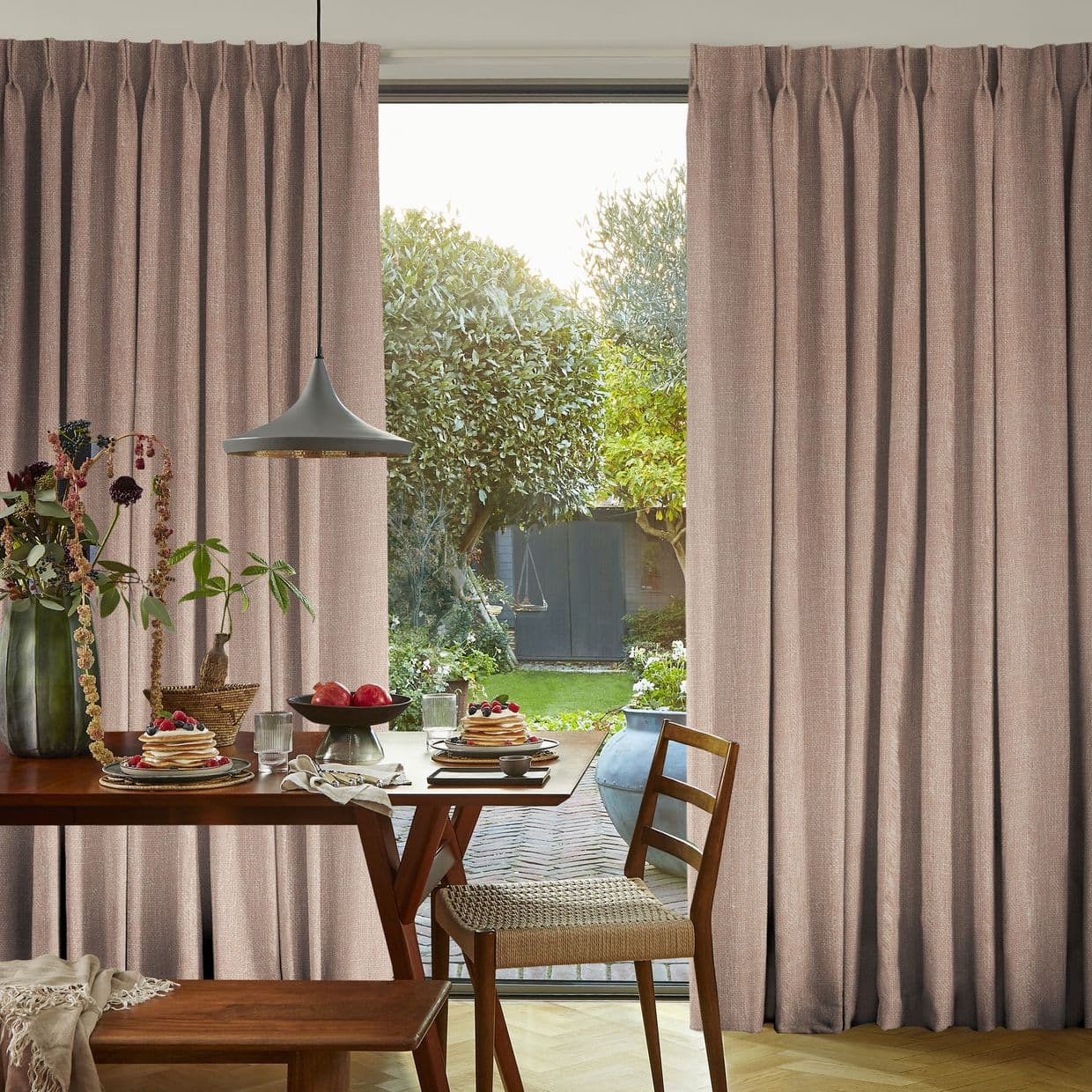 Boheme Rosedust Curtain