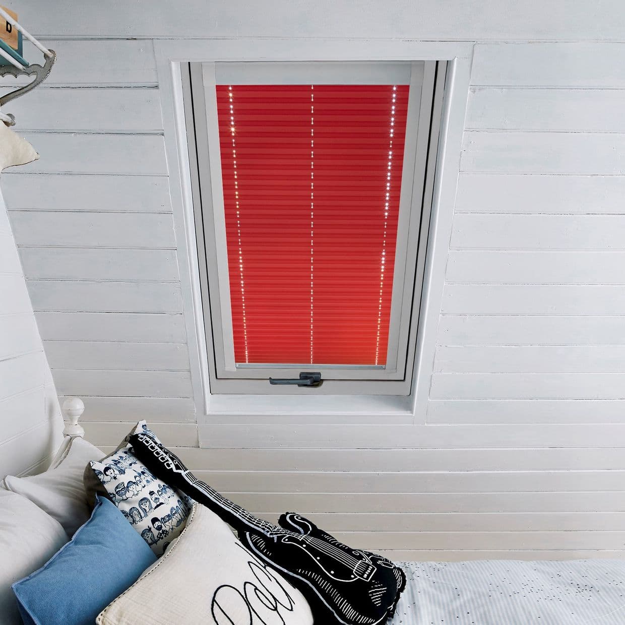 Lanbury Blackout Crimson Skylight Pleated Blind
