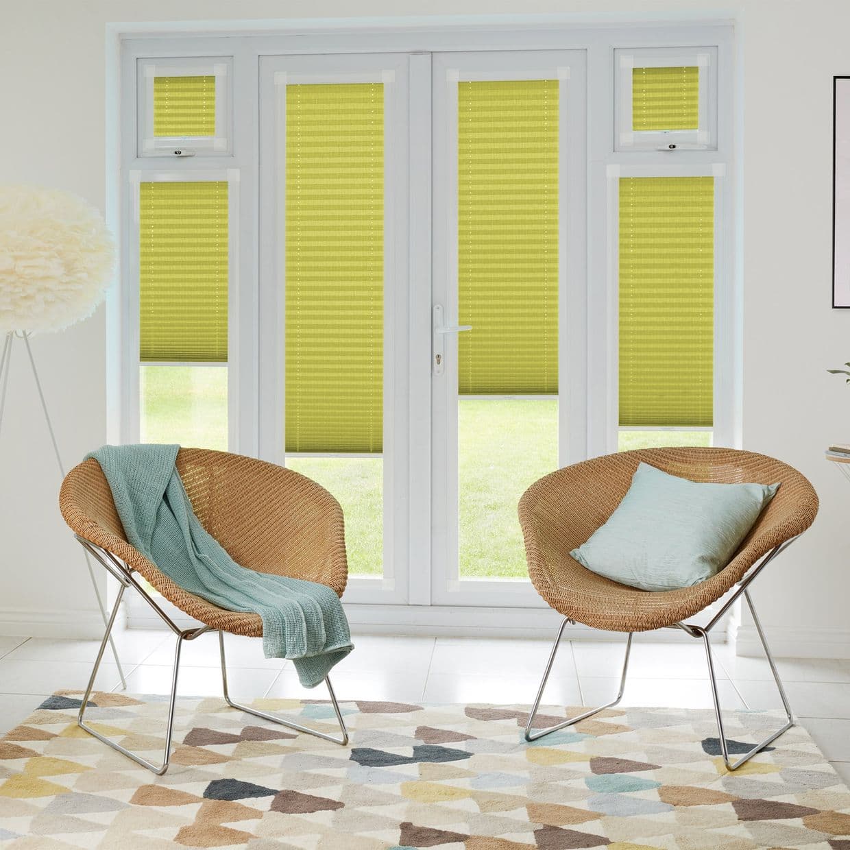 Thermashade Green Perfect fit Pleated blind