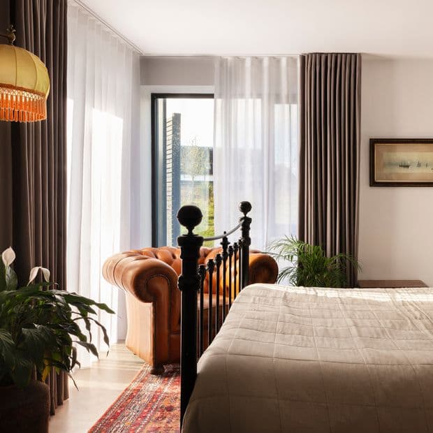 Tetbury Charcoal Curtain