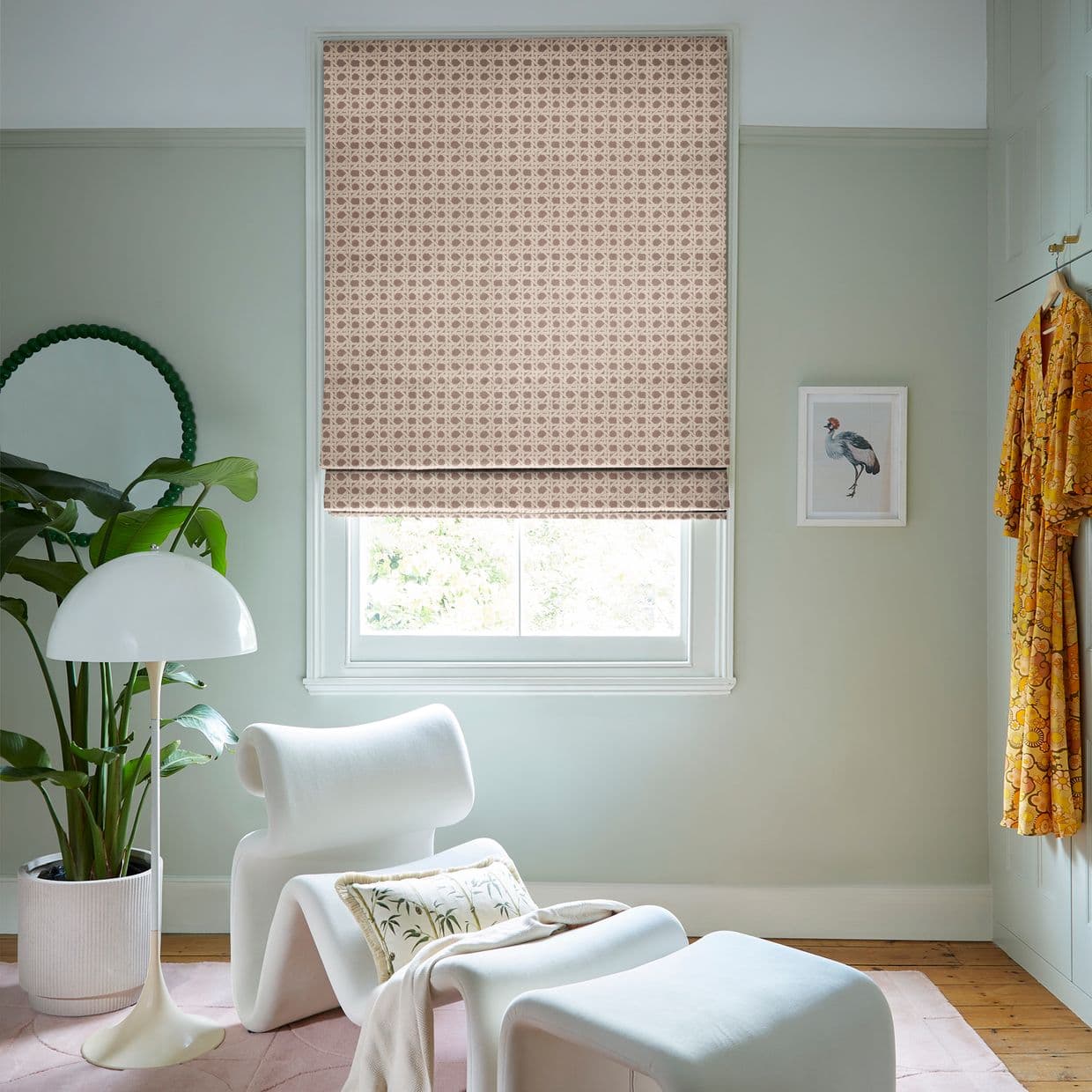 Wyndhams Rattan Valentine Roman Blind