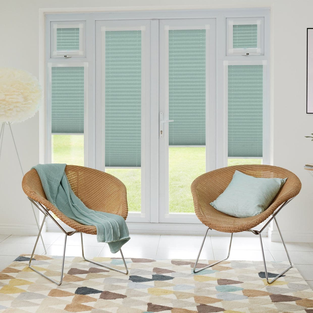 Zen Green Perfect fit Pleated blind