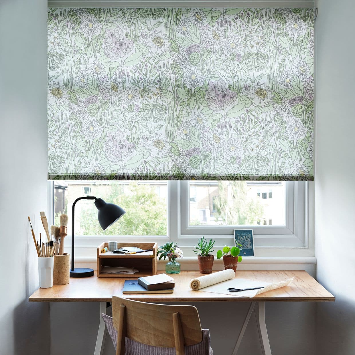 Daisy Spring Roller Blind