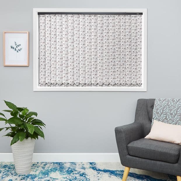 Harriet Charcoal Vertical Blind
