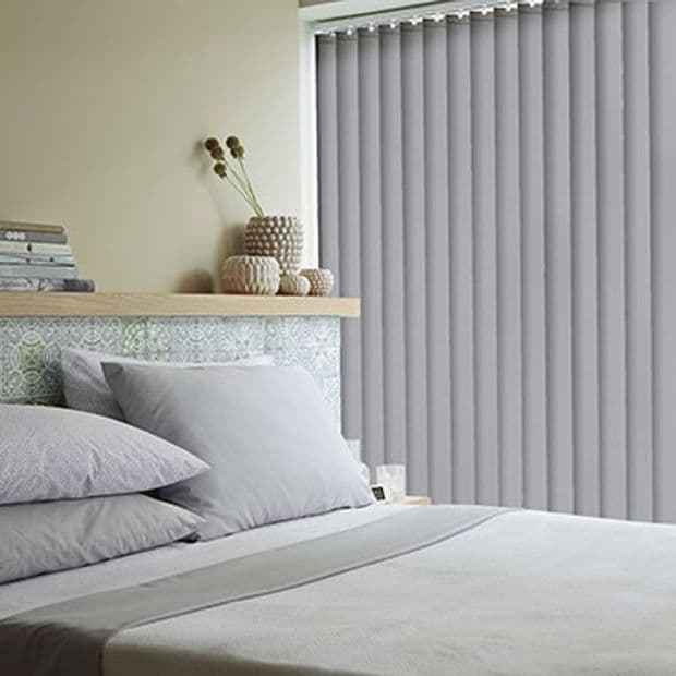 Tempest Silver Vertical Blind