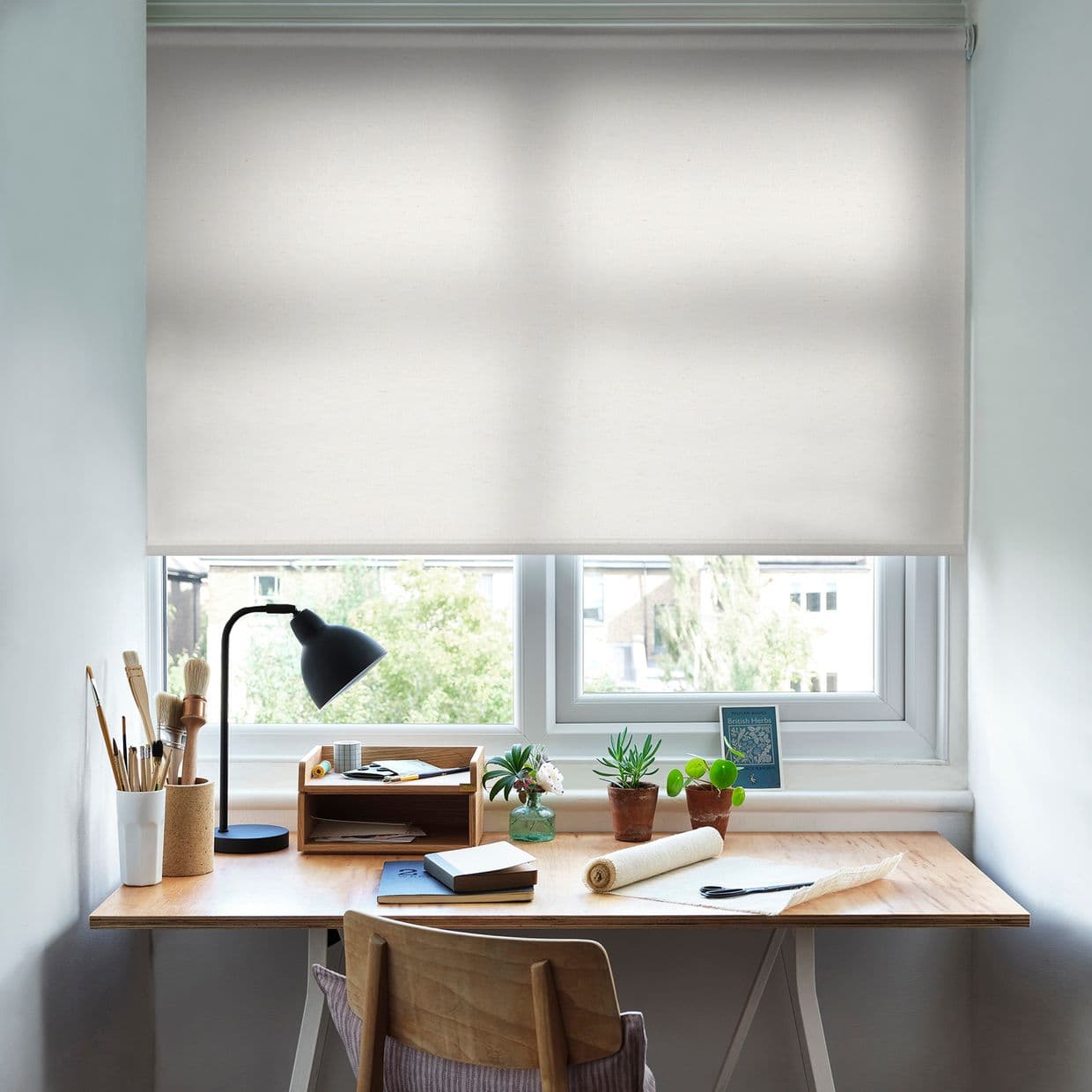 Lopez Ivory Roller Blind