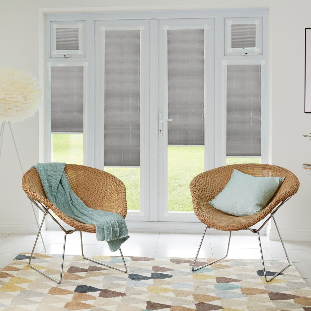 Zen Dark Grey Perfect fit Pleated blind