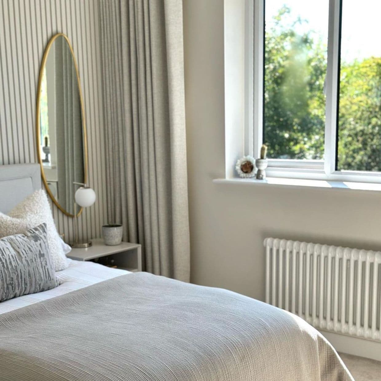 Soho Bouclé Ivory Curtain