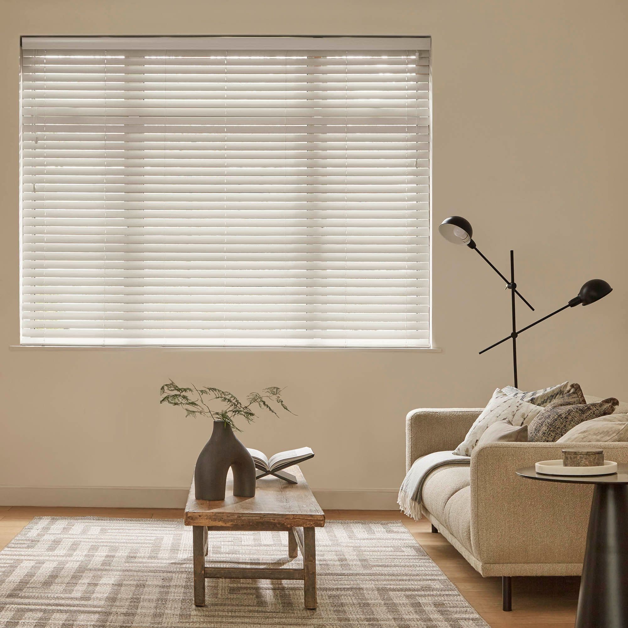 Ellwood Pearl White Wooden blind