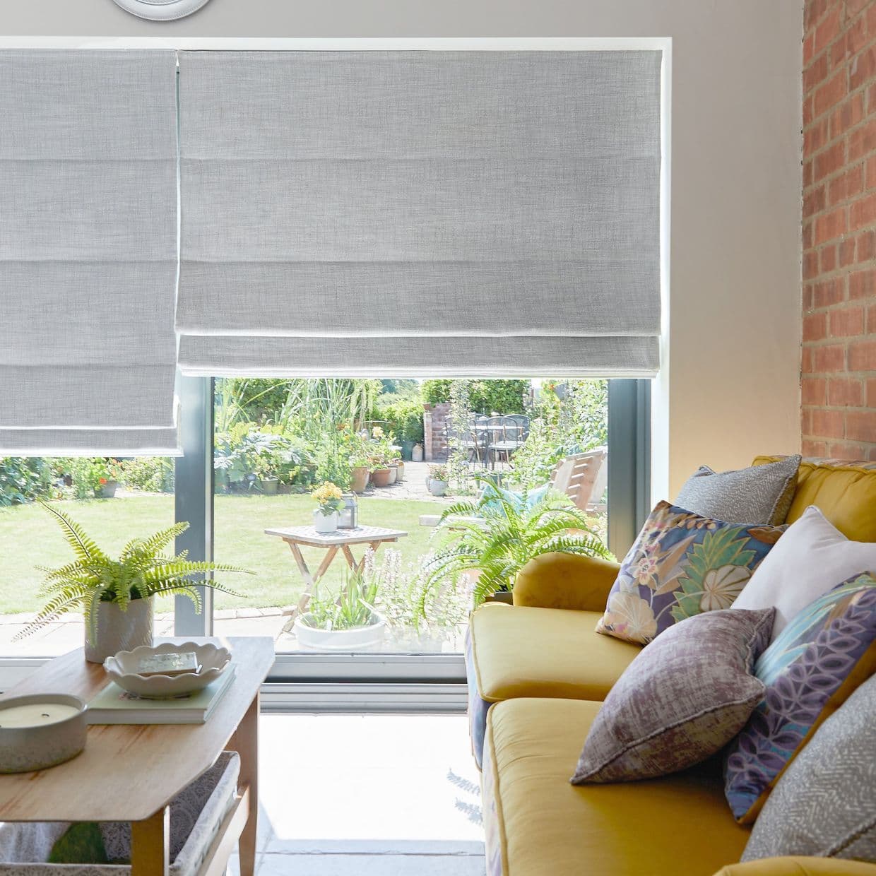 Allure Silver Roman blind