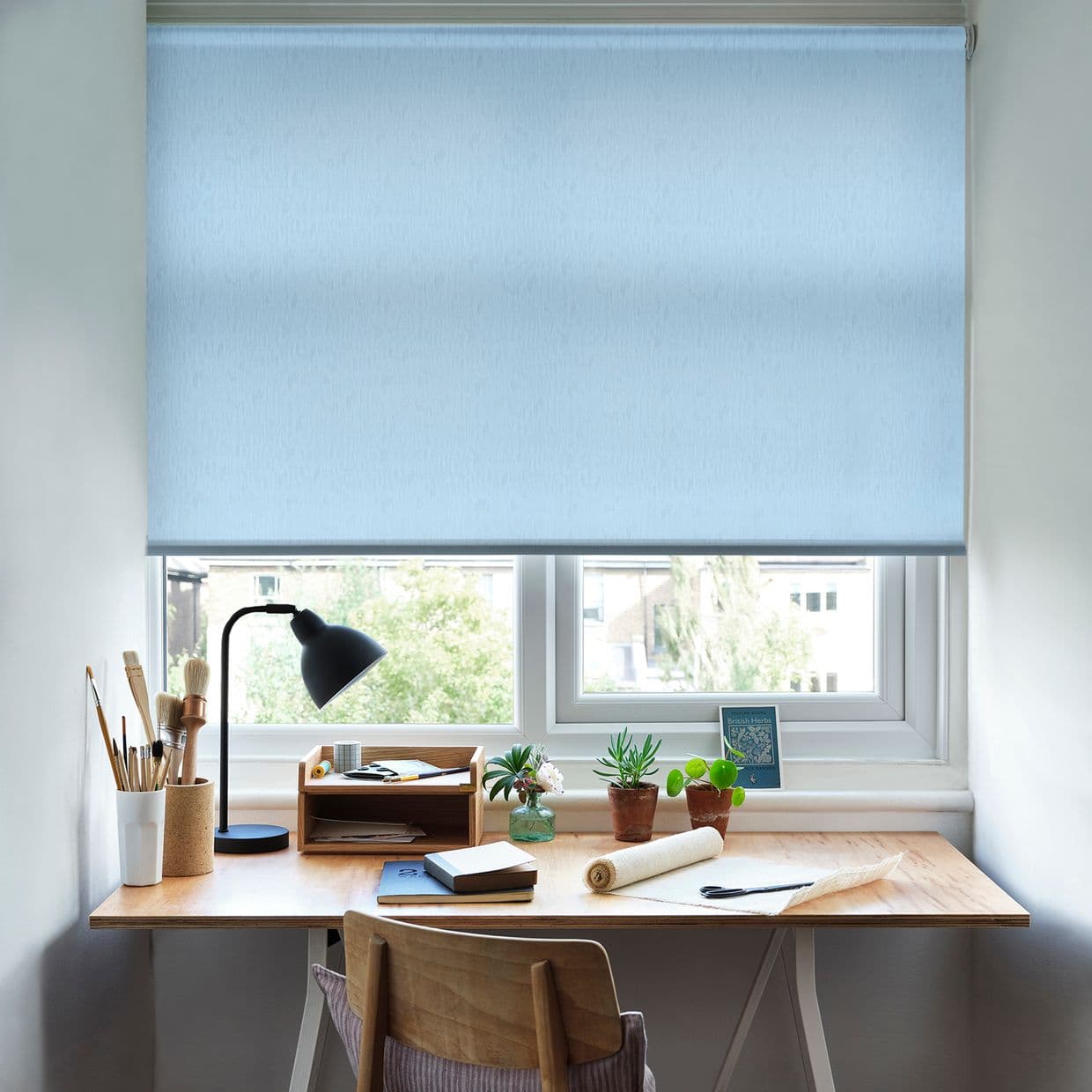 Sherbourne Blue Roller Blind