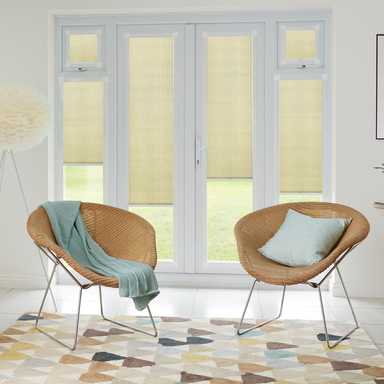 Kari Lemon Perfect fit Pleated blind