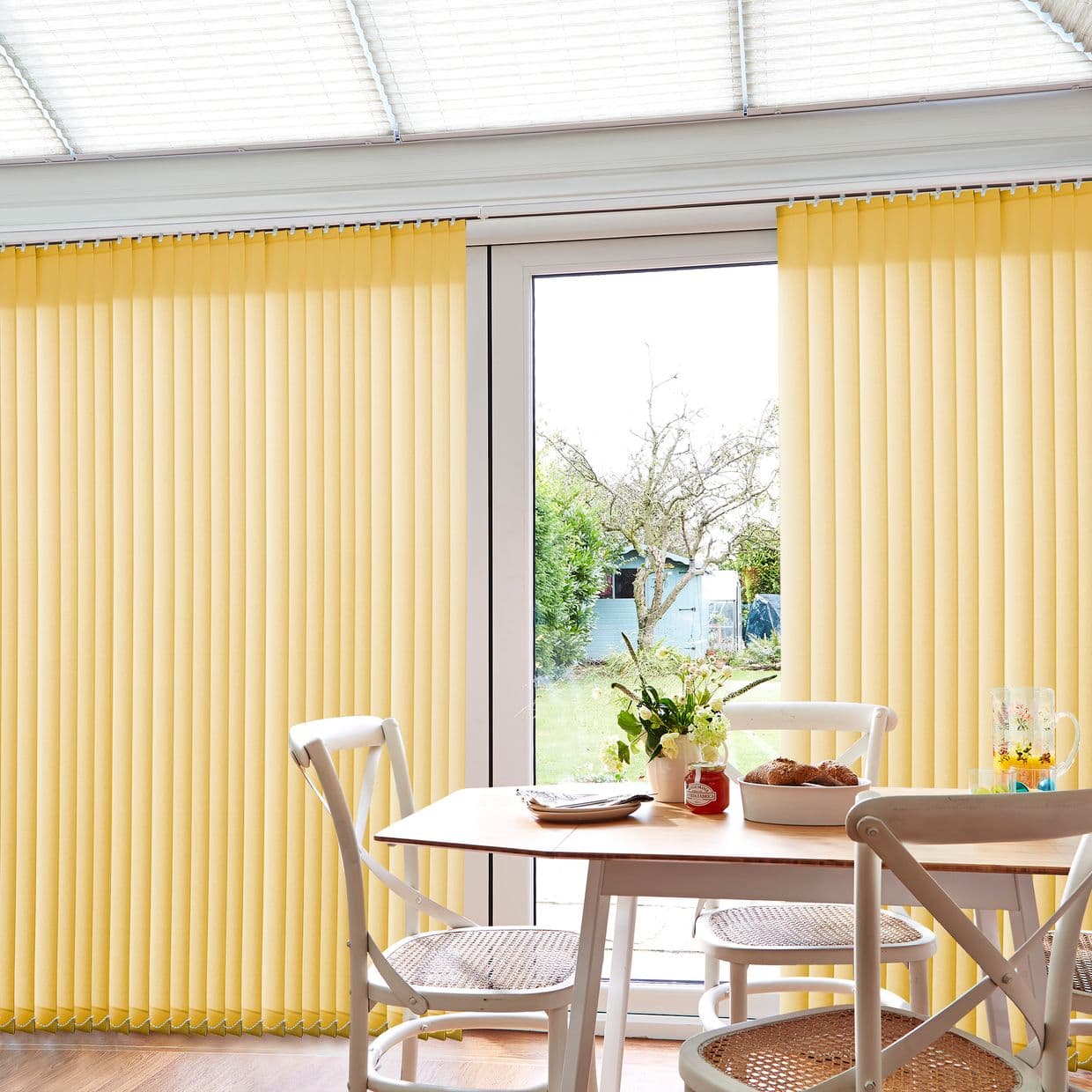 Acacia Buttercup Conservatory Vertical Blind