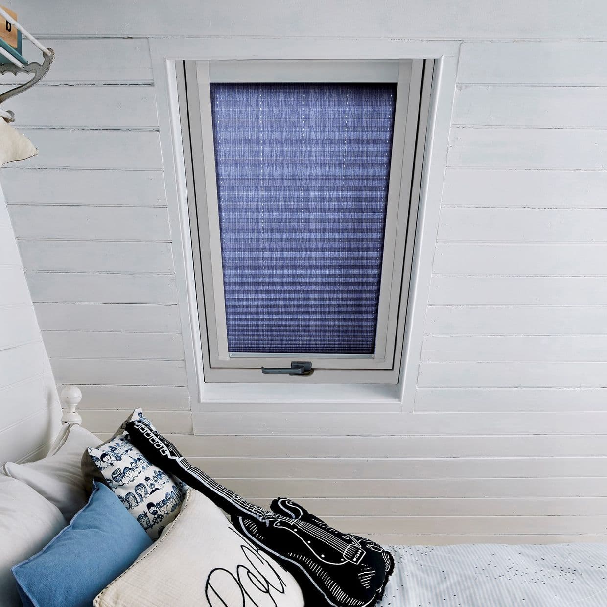 Metro Blue Skylight Pleated Blind