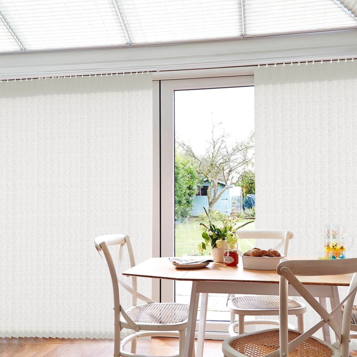 Penang White Conservatory Vertical Blind