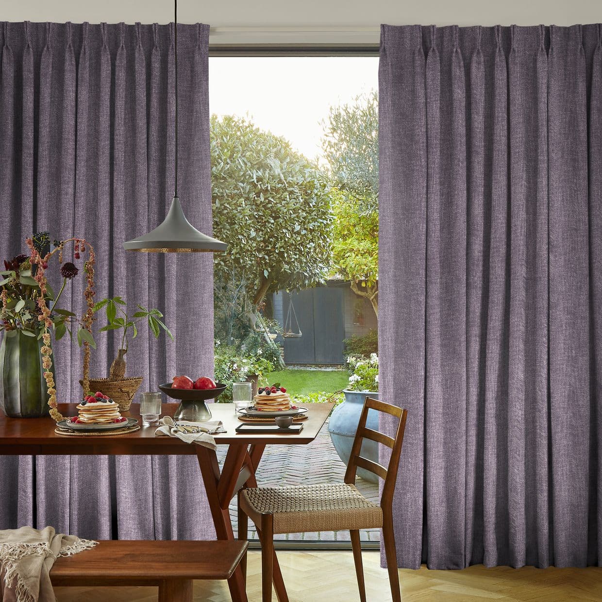 Boheme Plum Curtain