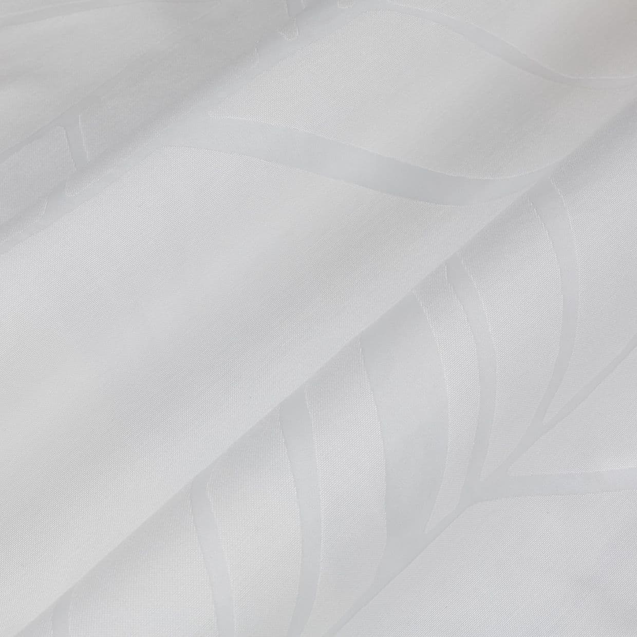 Alpine White Voile Roman Blind