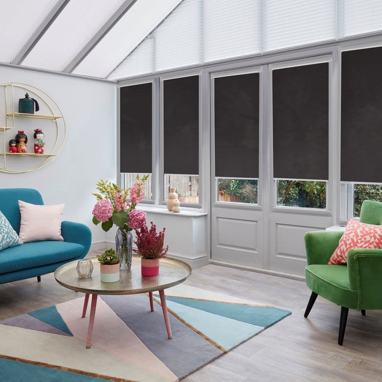 Purity Midnight Conservatory Roller blind