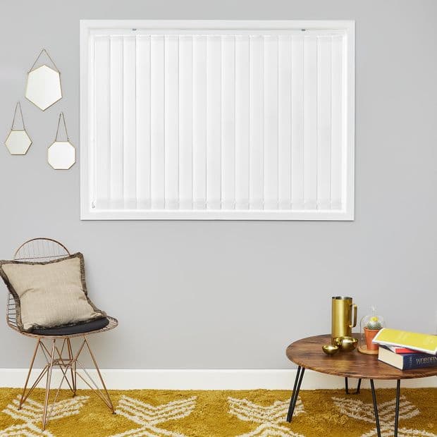 Canterbury White Vertical Blind