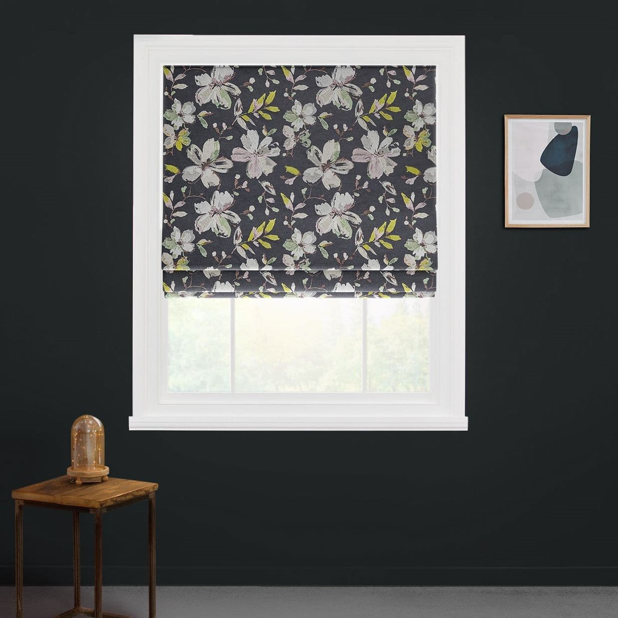 Forenza Midnight Roman blind