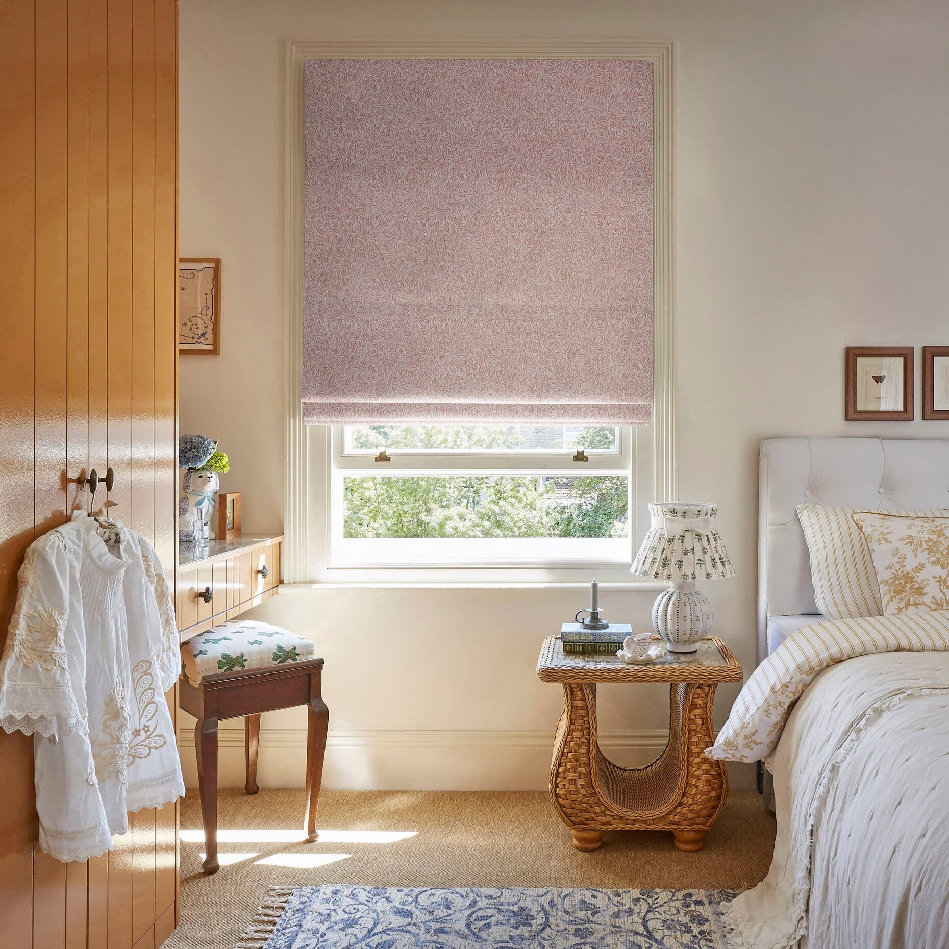 Willow Blossom Roman Blind