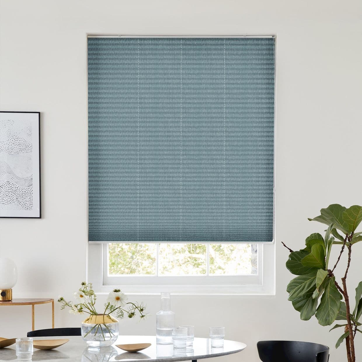 Metro Green Pleated Blind