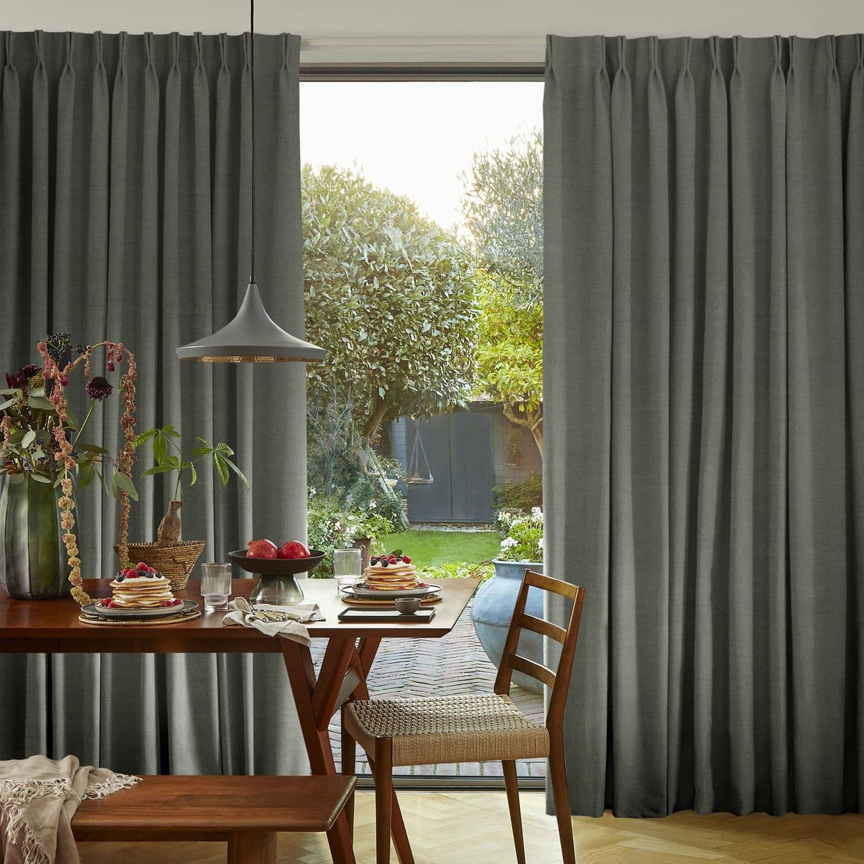 Allure Slate Curtain