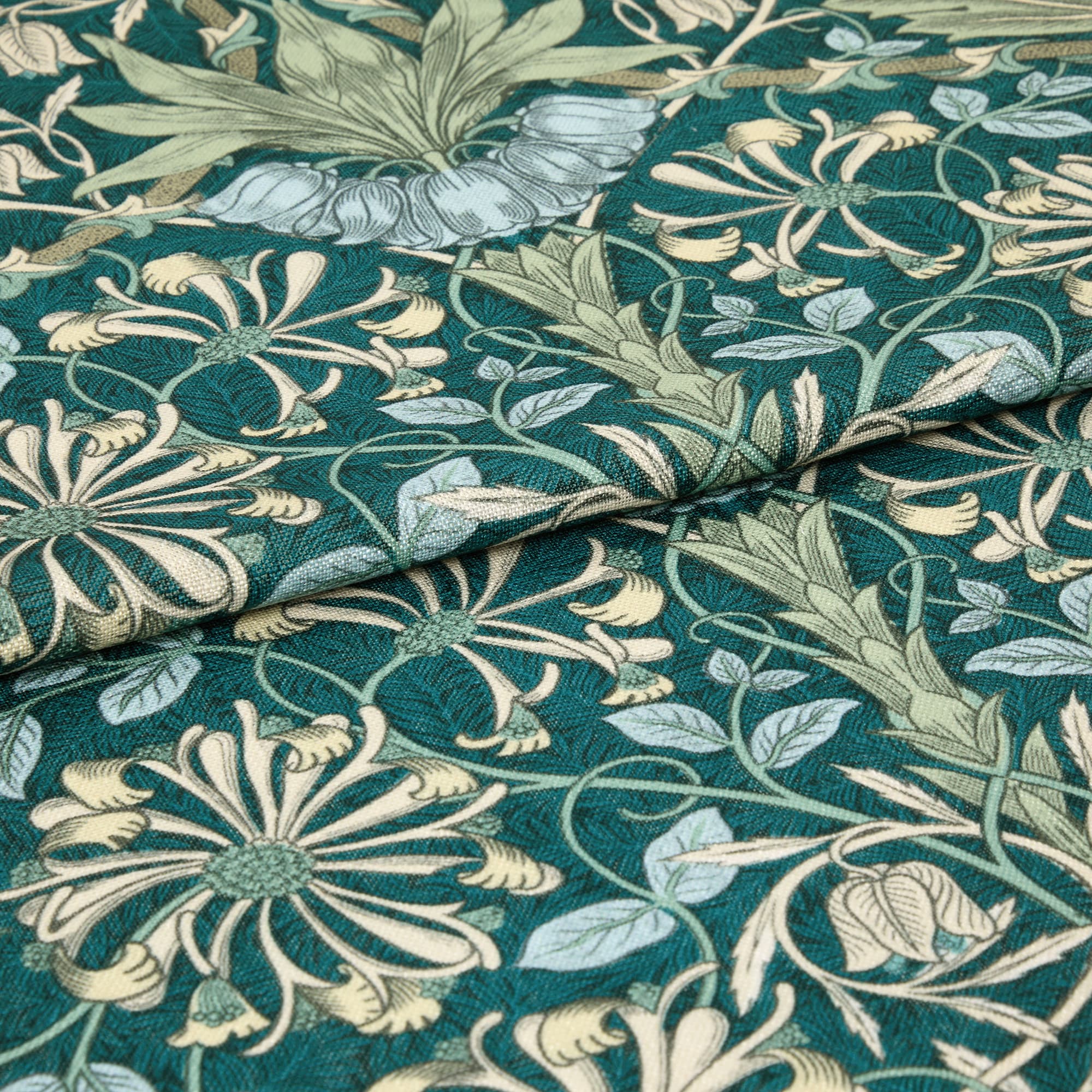 Honeysuckle and Tulip Midnight Garden Roman Blind