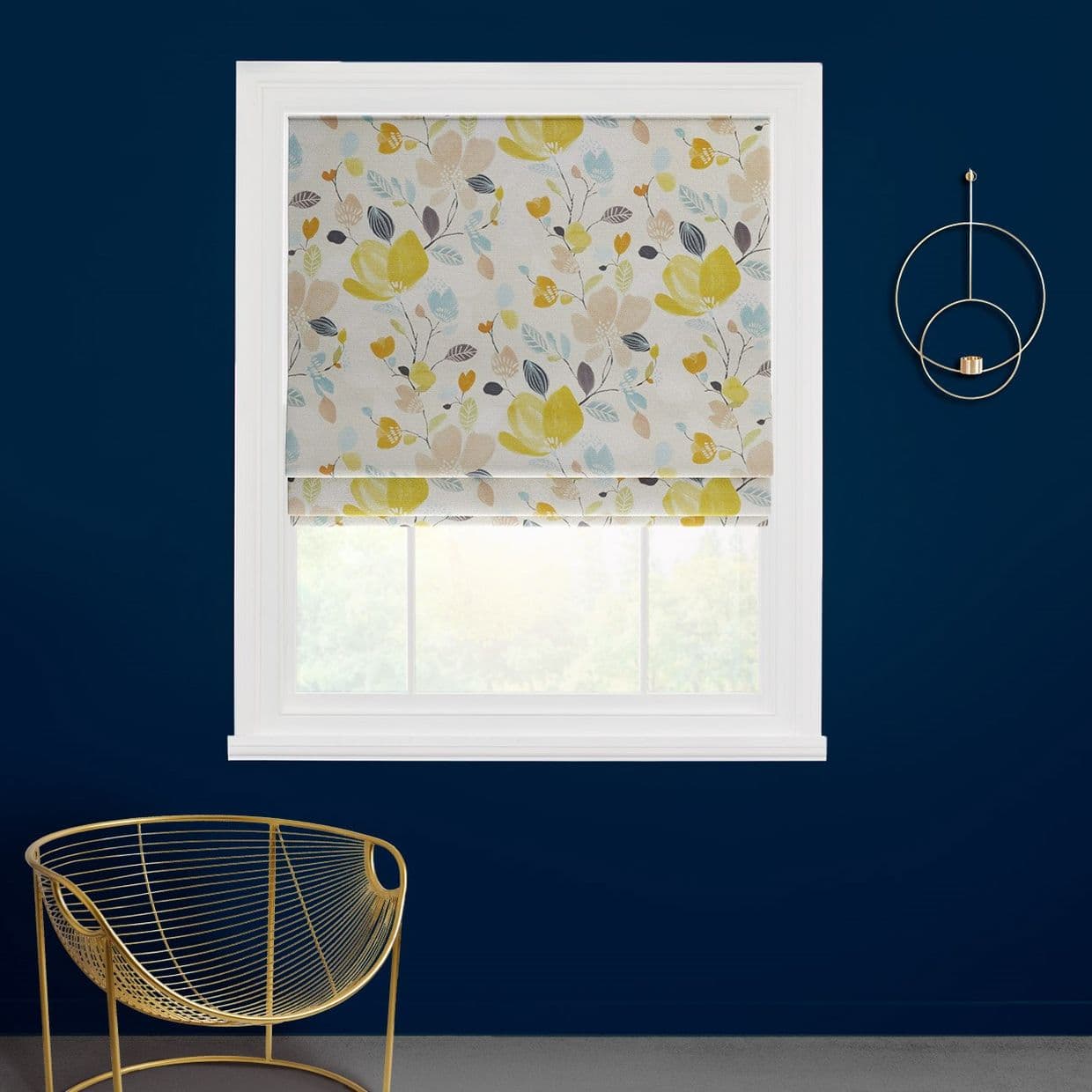 Iver Mustard Roman Blind