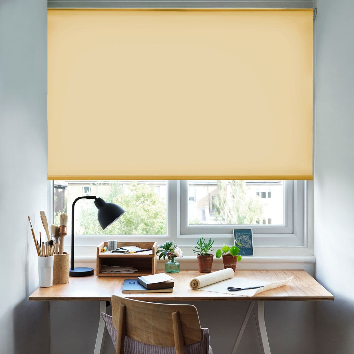 Acacia Buttercup Roller Blind