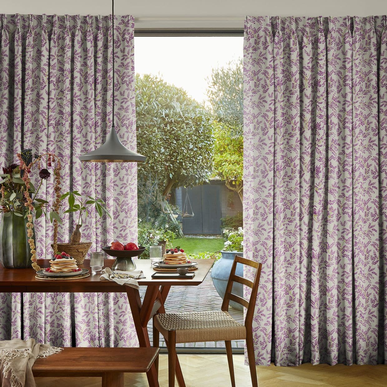 Delizia Violet Curtain