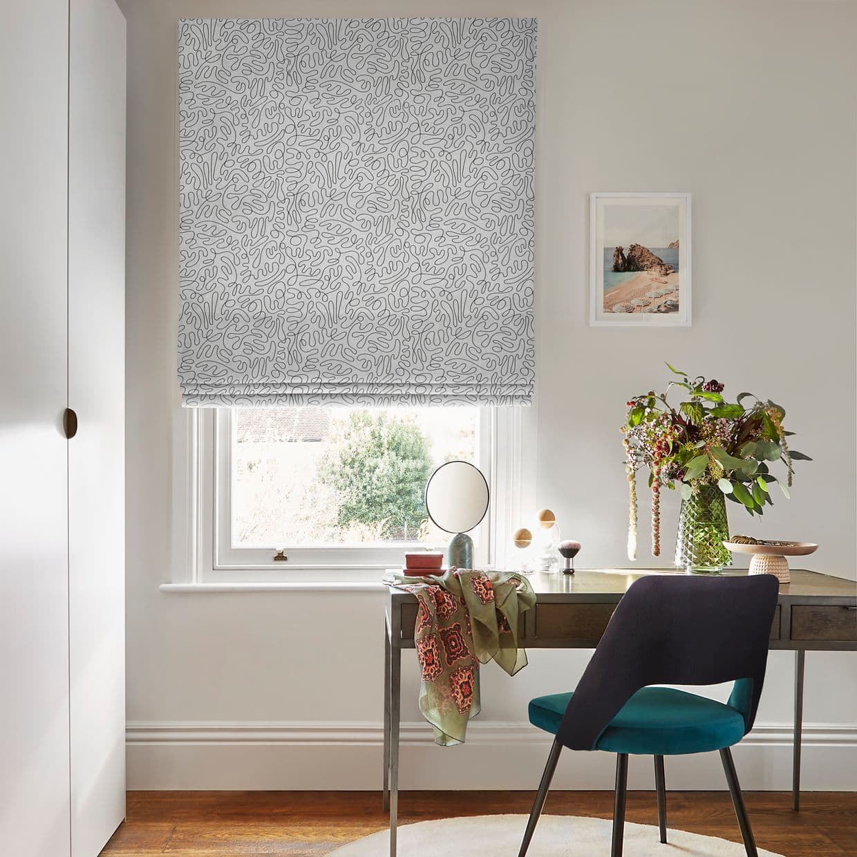 Matisse Mono Roman Blind