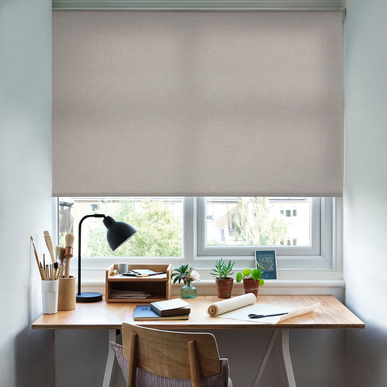 Ivy Smoke Roller Blind