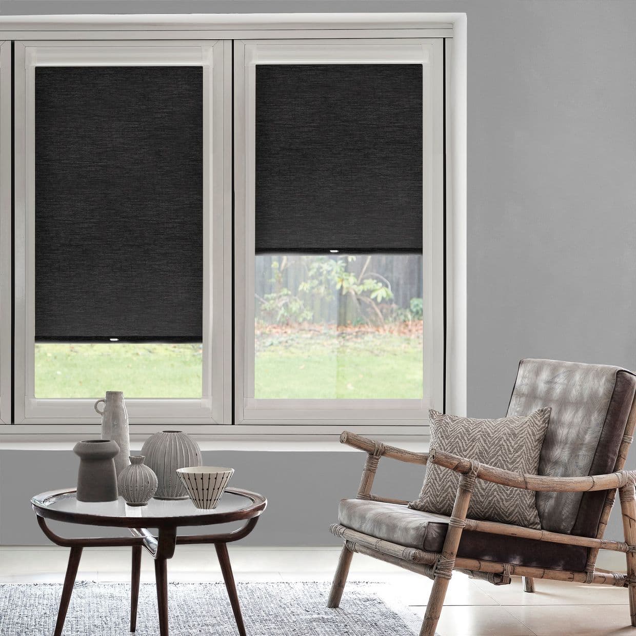 Hickory Jet Perfect Fit Roller blind