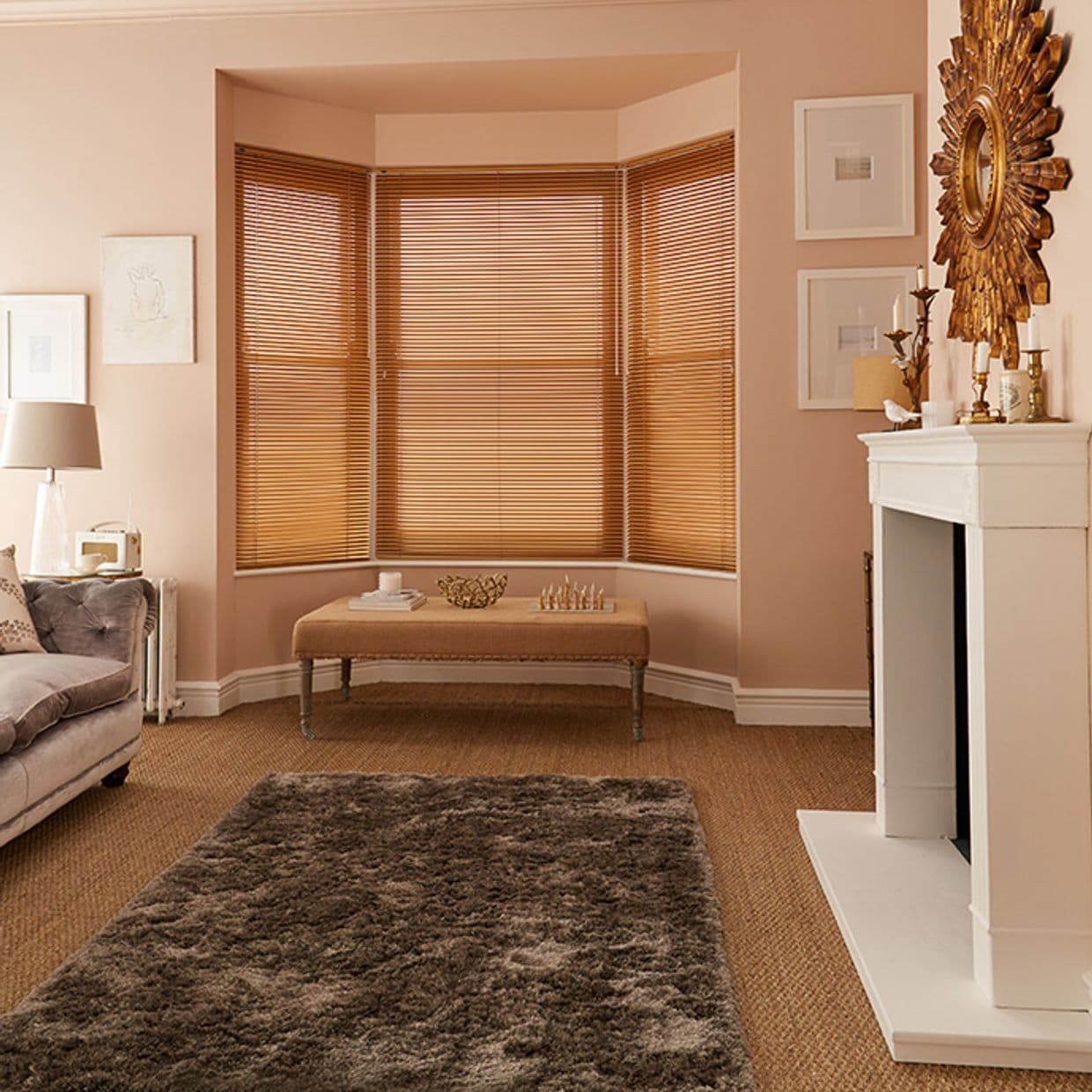 Special Finish Gold Copper Venetian blind