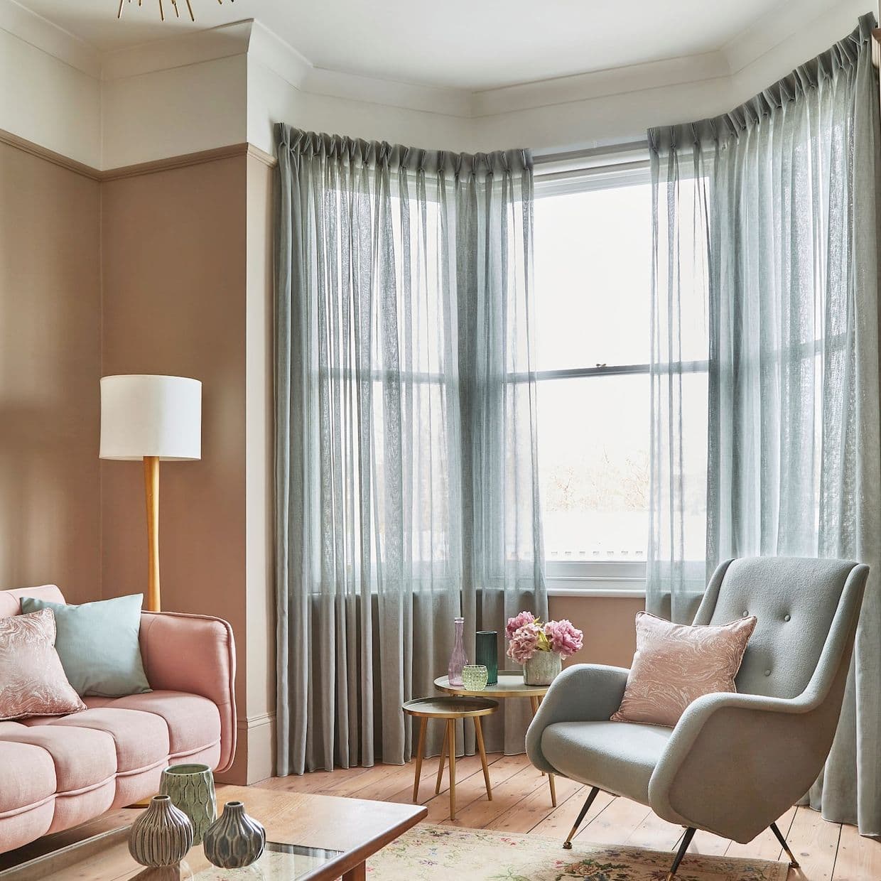 Serenity Seaglass Voile Curtain