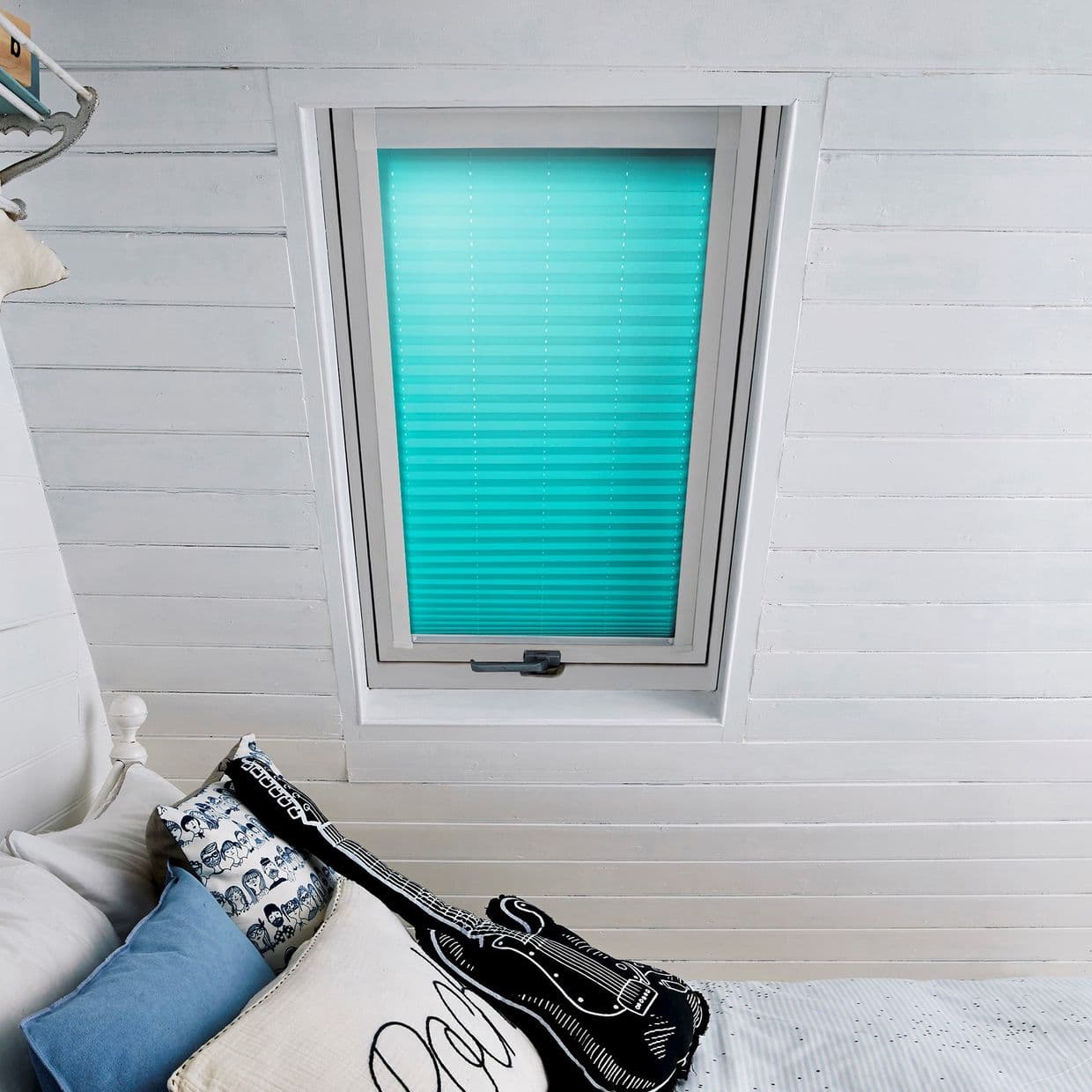 Bali Petrol Skylight Pleated Blind