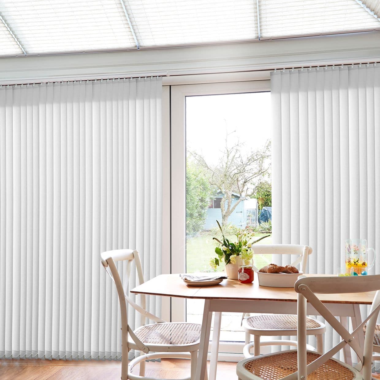 Vivre White Conservatory Vertical Blind