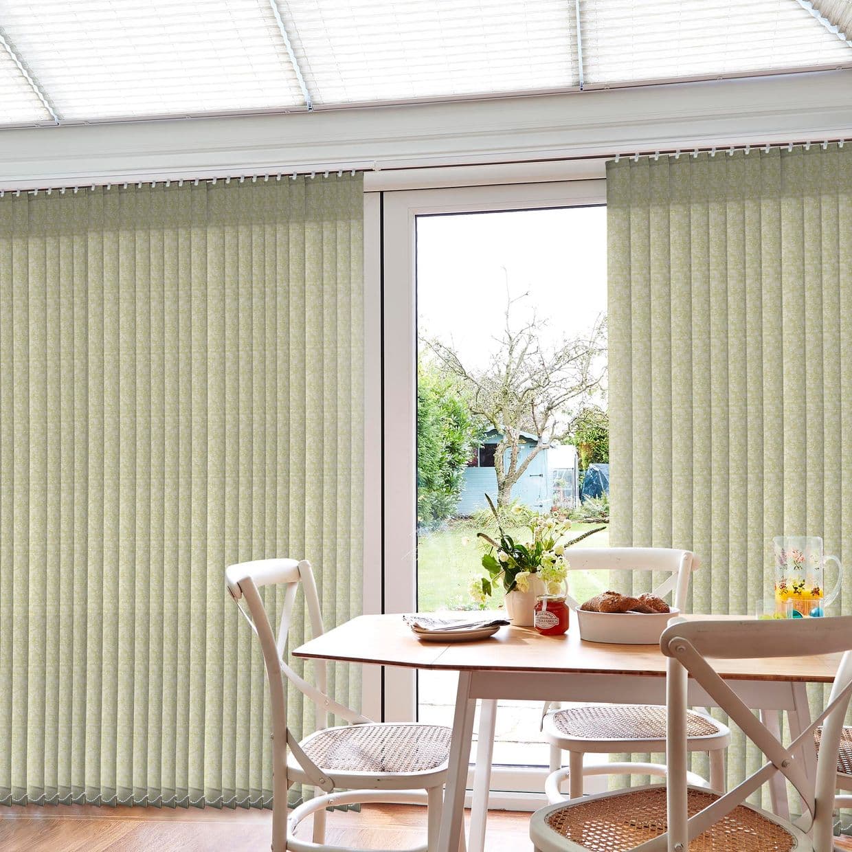 Valerie Olive Conservatory Vertical Blind