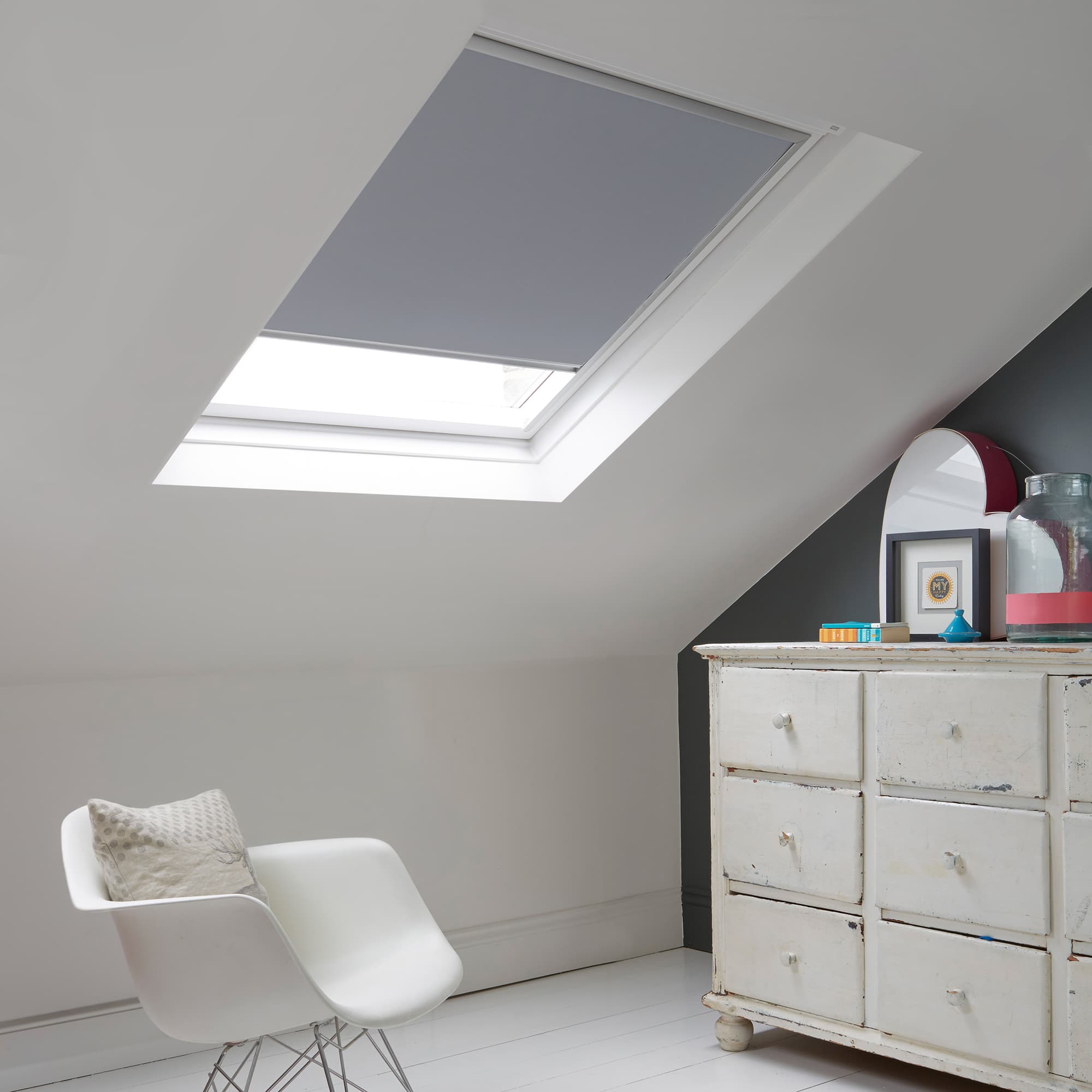 Ventura Charcoal PVC Skylight Roller Blind