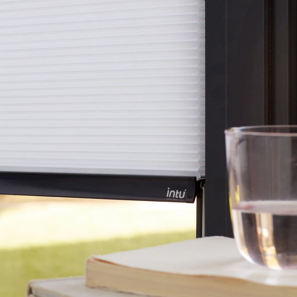 INTU Micro Hive White Pleated Blind