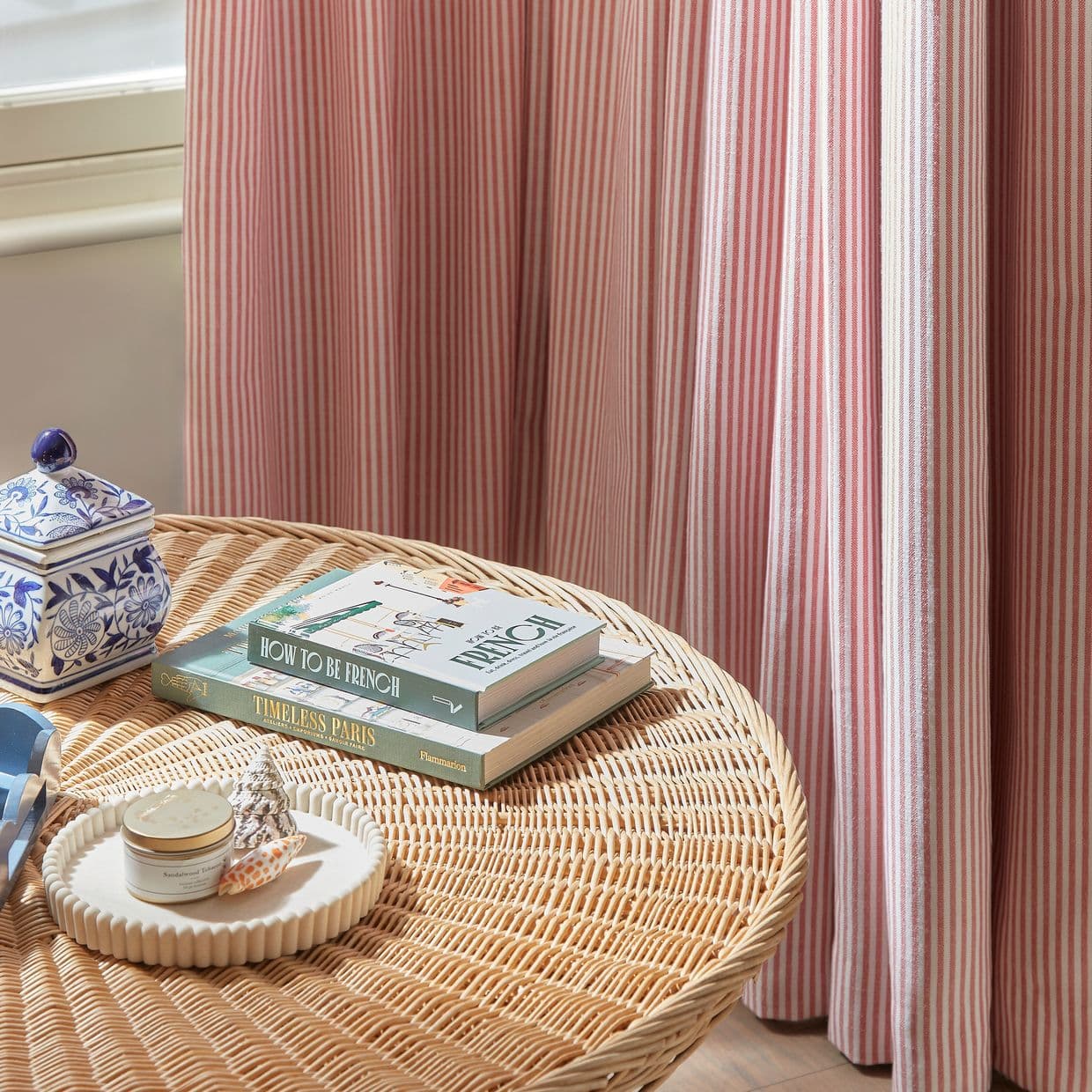 Nautique Rouge Curtain