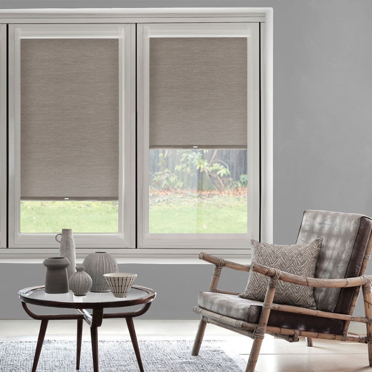 Hickory Smoke Perfect Fit Roller blind
