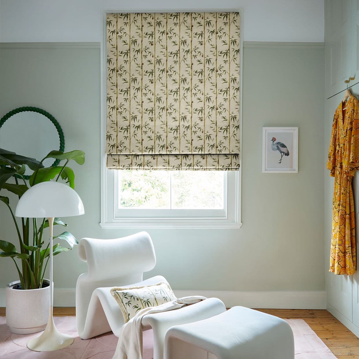 Money Tree Bamboo Roman Blind