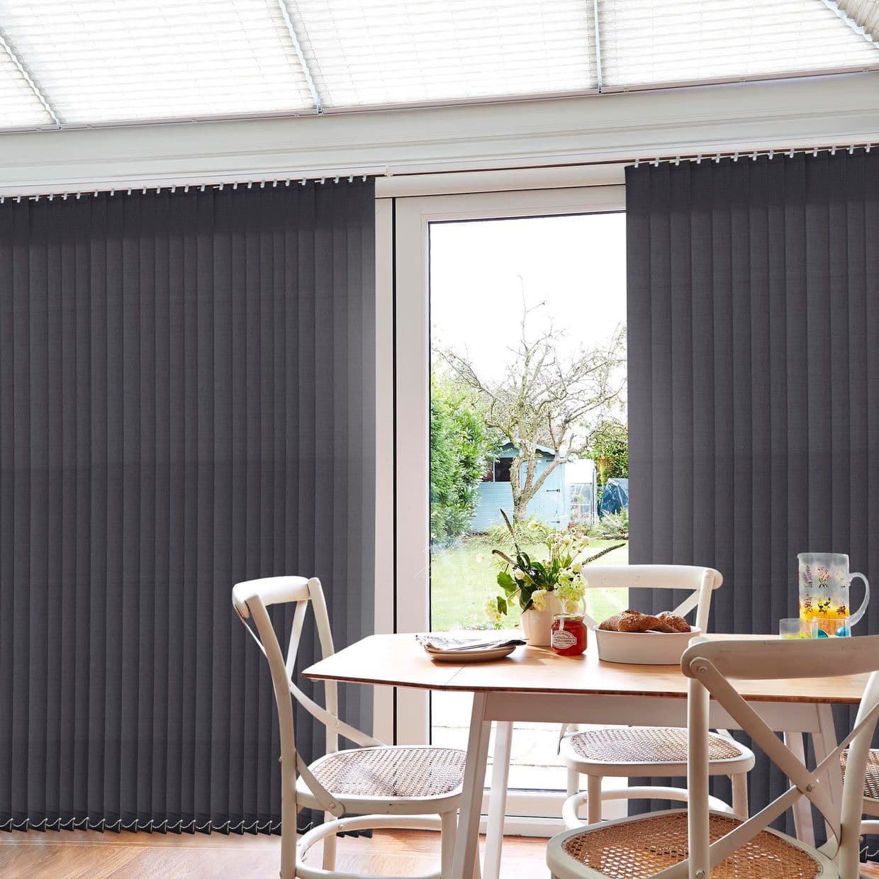 Kelis Stone Conservatory Vertical Blind