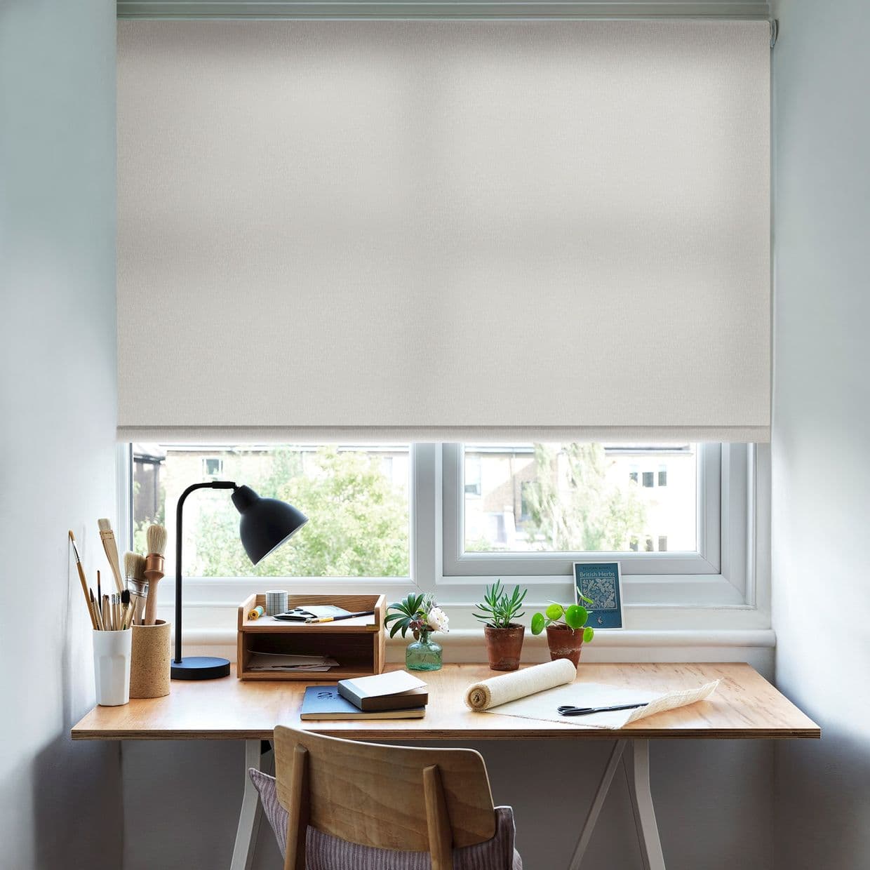 Marco Whitewash Roller Blind